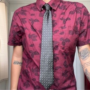 Vintage Handmade 100% Pure Silk Dunhuang Neck Tie